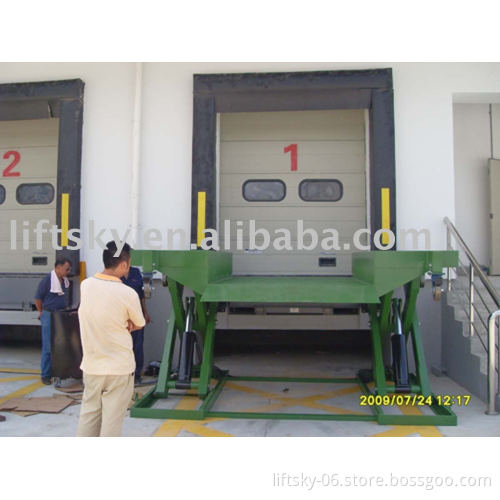 Easy operation pallet lift platform without pit construction